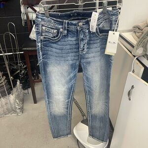 Miss Me Light Blue Washed Skinny Jeans